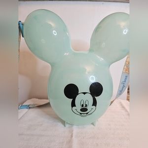 Excellent Disney Mickey Balloon Popcorn Bucket Arendelle Frozen Aqua Blue